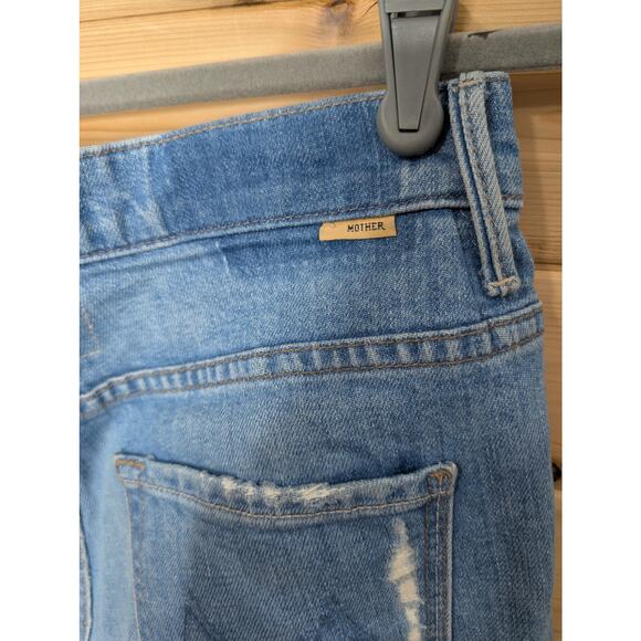 Mother Superior The Insider Ankle Chew Destroyed Bills Size 28 Jeans - Picture 6 of 15